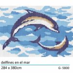 decor delfines en el mar