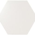 Scale Hexagon white matt