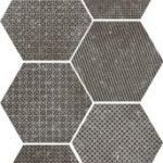 Coralstone black hexagone