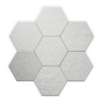 Matrix grey super claro glossy hexagon