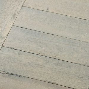 Parquet Pose en échelle - vieux gris par chêne de l'est