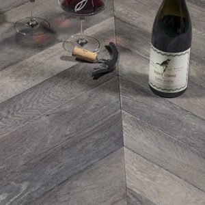 parquet vieilli 801-bâton rompu par chêne de l 'est